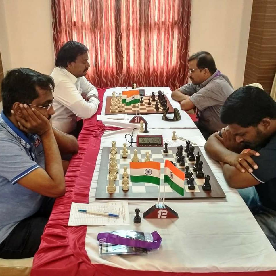 ChessbaseIndia's tweet photo. Pavel Smirnov takes sole lead by beating @iam_abhijeet in the eighth round of Athens of the East International Open 2019.
Details: https://t.co/US5i3UlGuX
#chess #ChessBaseIndia #athensoftheeast #madurai https://t.co/zQf5DxhjGt