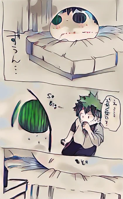 #まんじうデクサン の迫力
着色AI完全に"わかって"る 