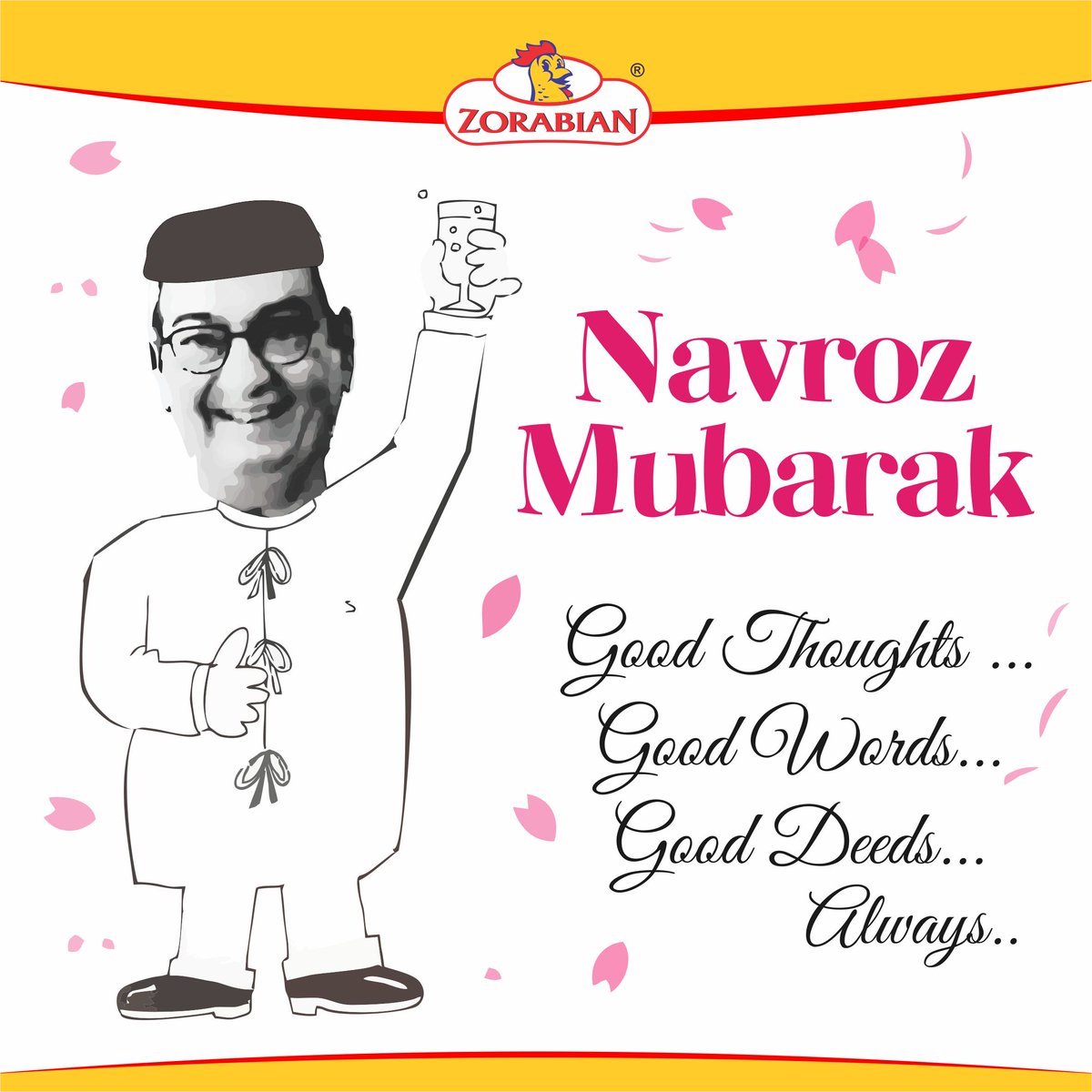 The man with a big heart and bigger vision wishes you all Navroze Mubarak! #NavrozMubarak