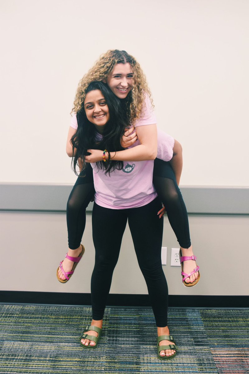 Twins by family, twins by fits, sisters by choice. 💞🌈 #workweekday5