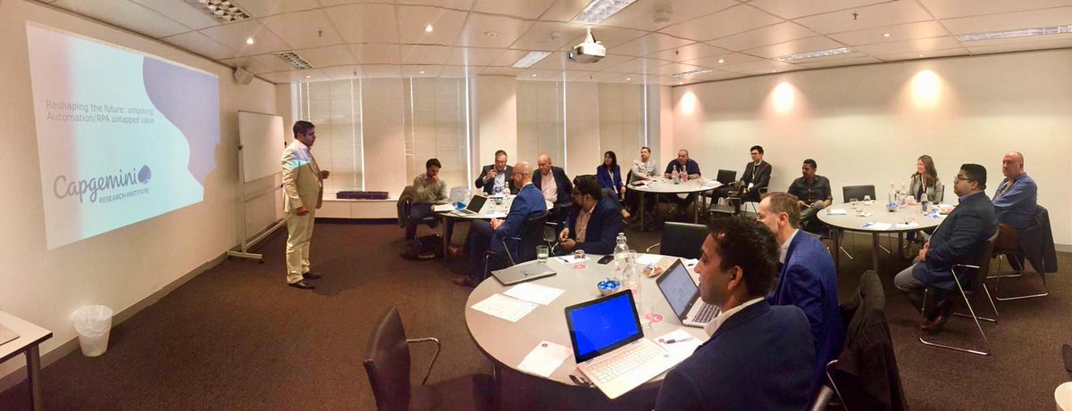 RPA_Summit's tweet image. It was a pleasure presenting on "Reshaping the future: unlocking #Automation/#RPA untapped value" at Intelligent Robotic Process Automation Summit today at Melbourne.
I am glad that the session was very interactive with participation.
Shyam Narayan, Director @capgemini_aust