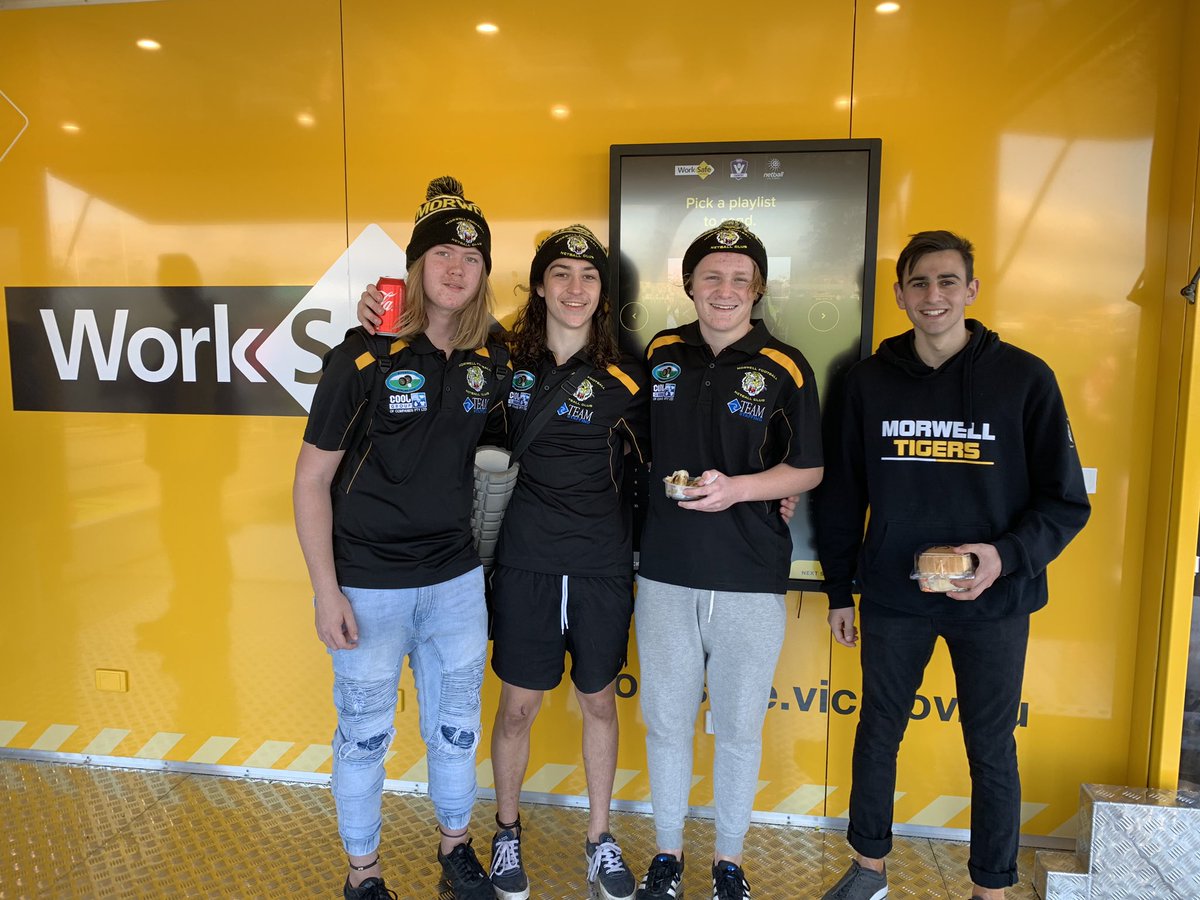 morwellfnc's tweet photo. Get down to meet Nathan Jones and Julie Corletto at the Worksafe game of the month at Morwell against rivals Morwell FNC and Traralgon FNC and make your Worksafe Pledge
#aflvic #netball #gameofthemonth #worksafepledge #Worksafe #Morwell #Traralgon https://t.co/GARykqxmvc