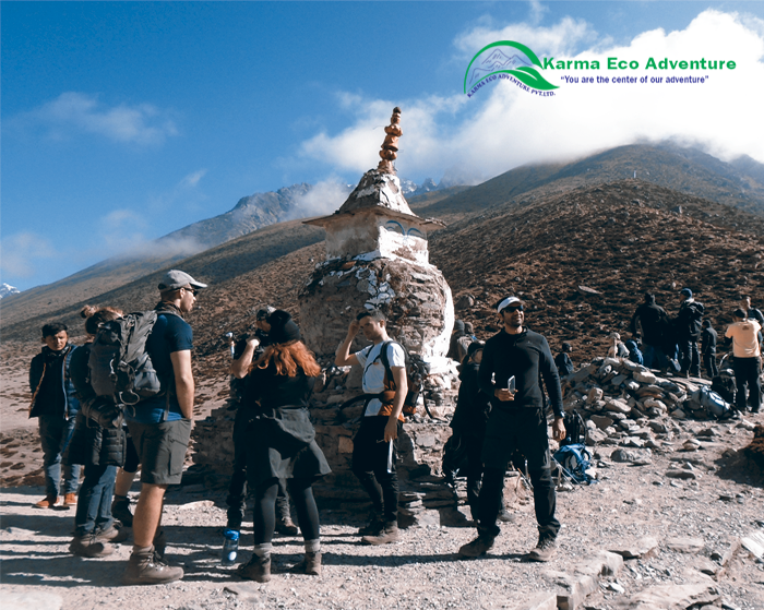While trekking at Everest base camp during spring season.#visitnepal2020 #EBC_trek #Nepal #Explorenepal #Everestbasecamptrek #lifetimeexperience #onceisnotenough #MYGHT✅https://www.karmaecoadventure.com/package/everest-base-camp-trek/ …