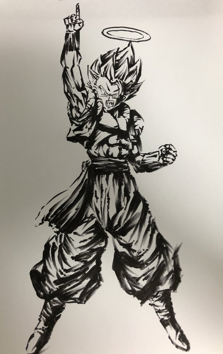 今日ベジットの日らしいので過去絵載せときます #ドラゴンボール