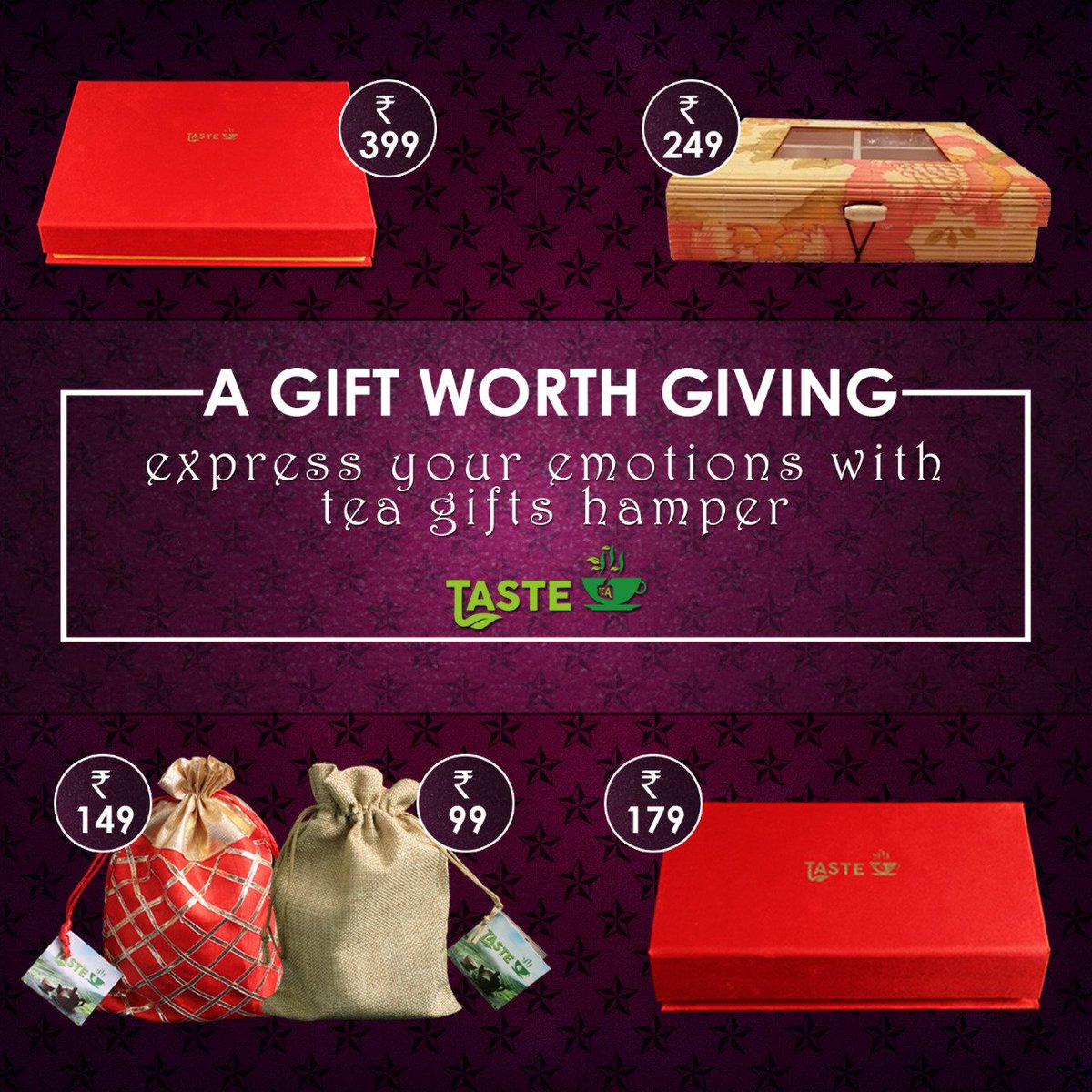 TasteaK's tweet photo. #A_GIFT_WORTH_GIVING

A happy 🎉#occasion is always celebrated no matter which corner of the 🇮🇳#India you may be in. The perfect 🎁#gift for the perfect recipient can be easily found on ☕#Tastea website. https://t.co/xeEROVAl39