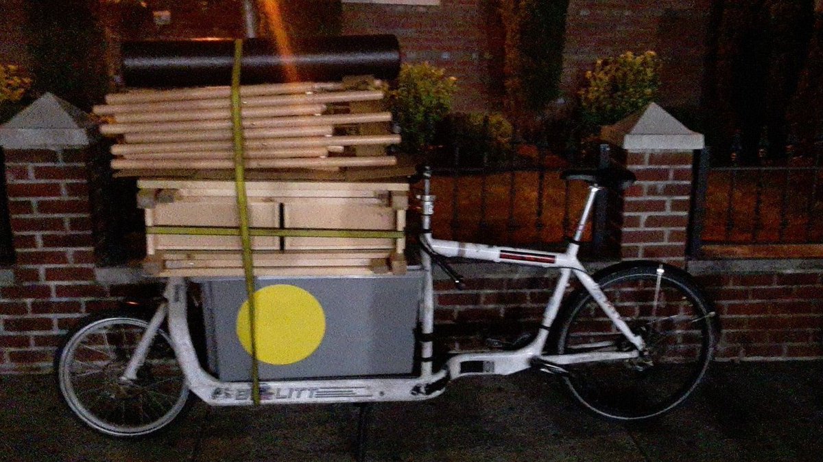 Made it from flatbush to greenpoint. #cargobike #JustKeepPedaling