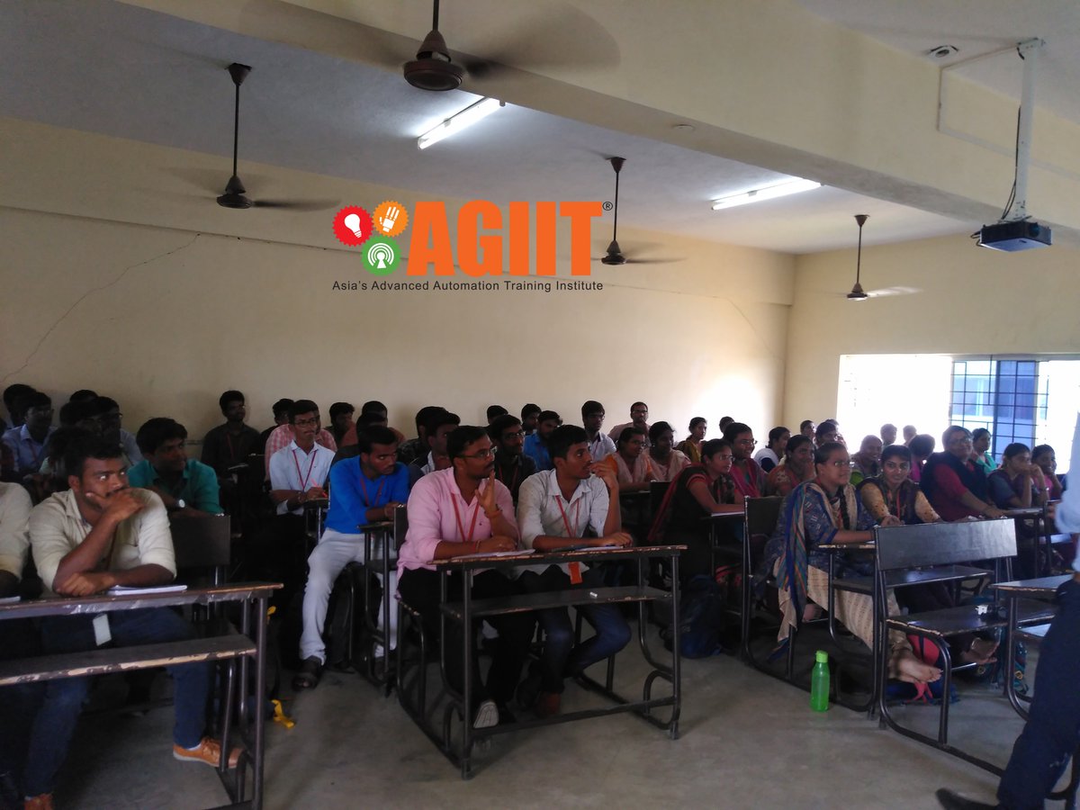 AGIIT_CAMPUS's tweet photo. Team AGIIT has conducted a guest lecture at Prathyusha Engineering college for the students of ECE on
16/08/2019
#agiit #axisglobalautomation #plc #scada #university #pneumatics #vfd #hmi #communication #servo #polytechnic #prathyushaengineering #plctrainingchennai https://t.co/TIu1GWPdbI