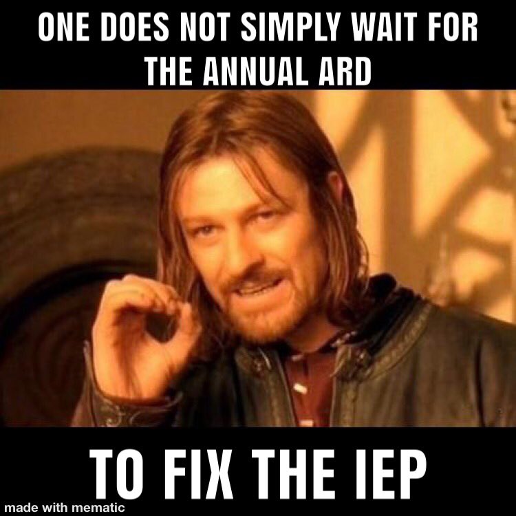 Bad IEP? It’s not the person who drafted the IEP who will be criticized, it’ll be the last person who could have fixed it but didn’t! #IEP #BackToSchool