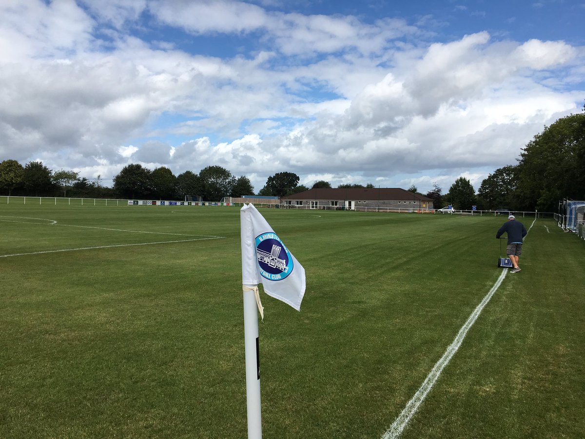Another good effort on the pitch this summer with <a href="/stucks3/">Craig Stuckey</a>🌱🙌🏻👌🏻. Pitch is looking in decent shape ready for its first match off the season as @ITFCFOOTBALL welcome <a href="/OfficialShireFC/">Shirehampton FC 🔴☠️</a> in the <a href="/somersetcfl/">Somerset County FL</a>💙⚽️. #itfc #blues #oneclub #Grassroots