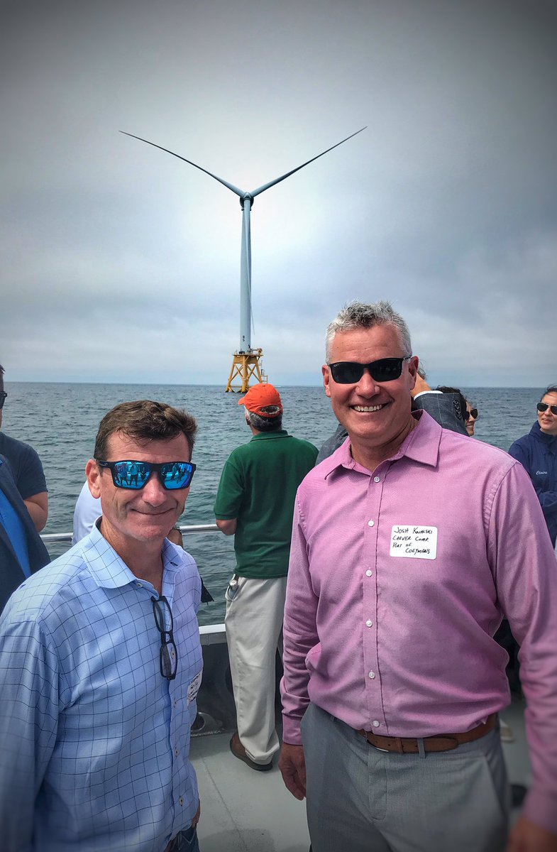 PCoeymans's tweet photo. Carver Maritime and #PortofCoeymans we’re excited to tour the Block Island Wind Farm with @AWEA and @Orsted @OrstedUS as part of #AmericanWindWeek https://t.co/jUX04YcyLl