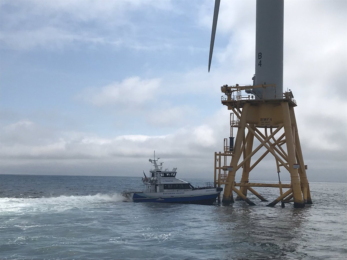 PCoeymans's tweet photo. Carver Maritime and #PortofCoeymans we’re excited to tour the Block Island Wind Farm with @AWEA and @Orsted @OrstedUS as part of #AmericanWindWeek https://t.co/jUX04YcyLl