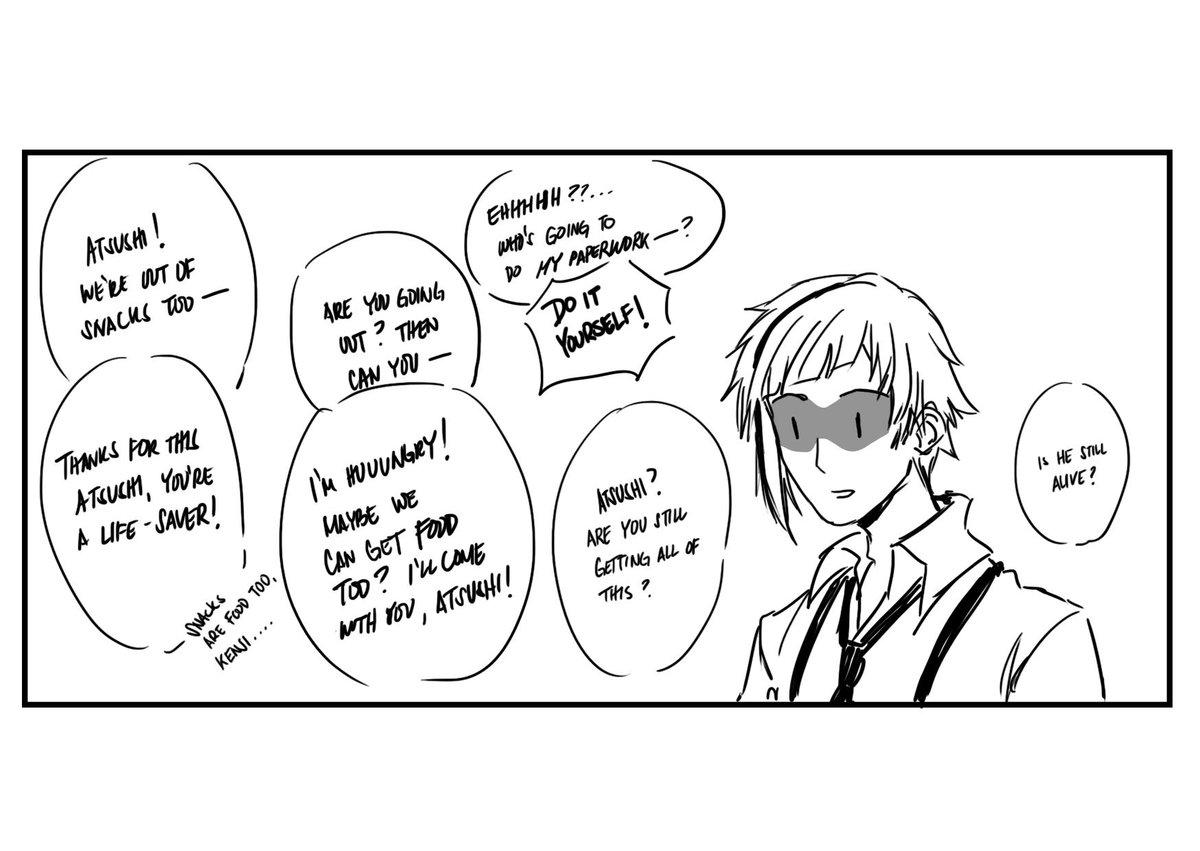 Today's mood is Nakajima Atsushi.
#bungosd #bsd 