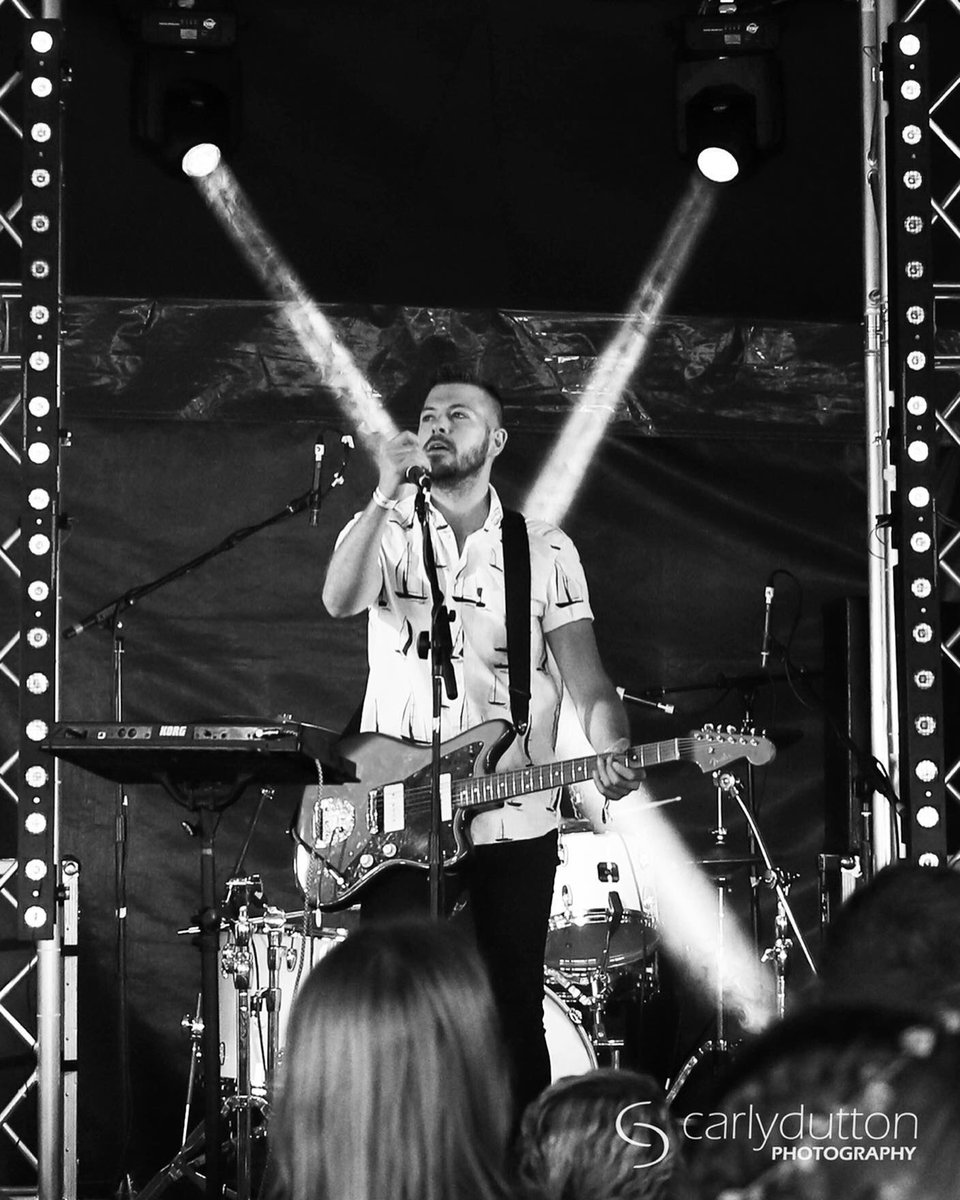 X marks the spot. Image: Carly Dutton photography #gigphotography #livemusic #gig #festival #somevillains #guitar #godneygathering2019