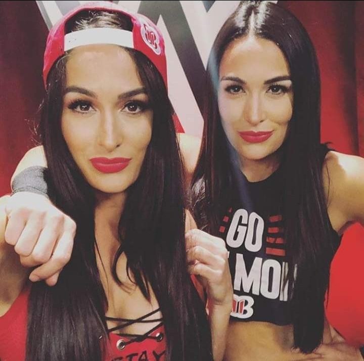 If Evolution 2 happens we need this @BellaTwins Brie Bella & Nikki Bella vs the iconics @PeytonRoyceWWE @BillieKayWWE https://t.co/Wzz3EGutPa