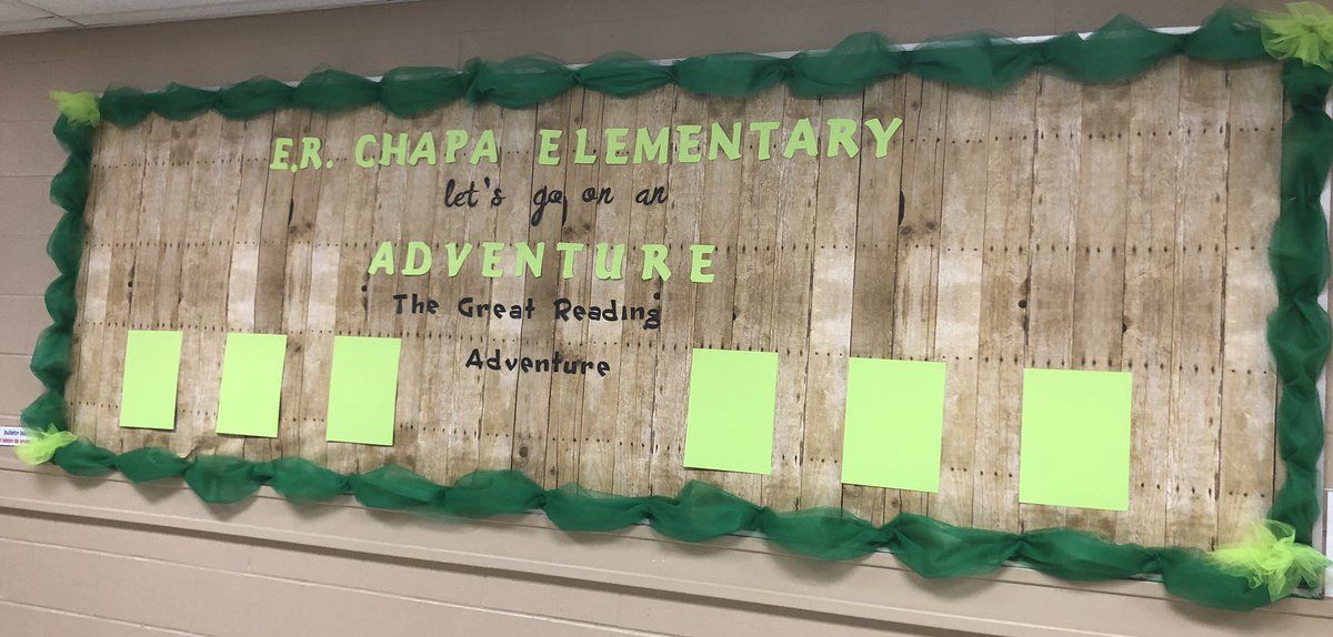 texasbookfairy's tweet photo. Our Great Reading Adventure is about to begin! Happy 2019-2020 school year! #librarybulletinboard #librarian #library #_texasbookfairy_ #elementarylibrarian https://t.co/l1BXz1xn6s