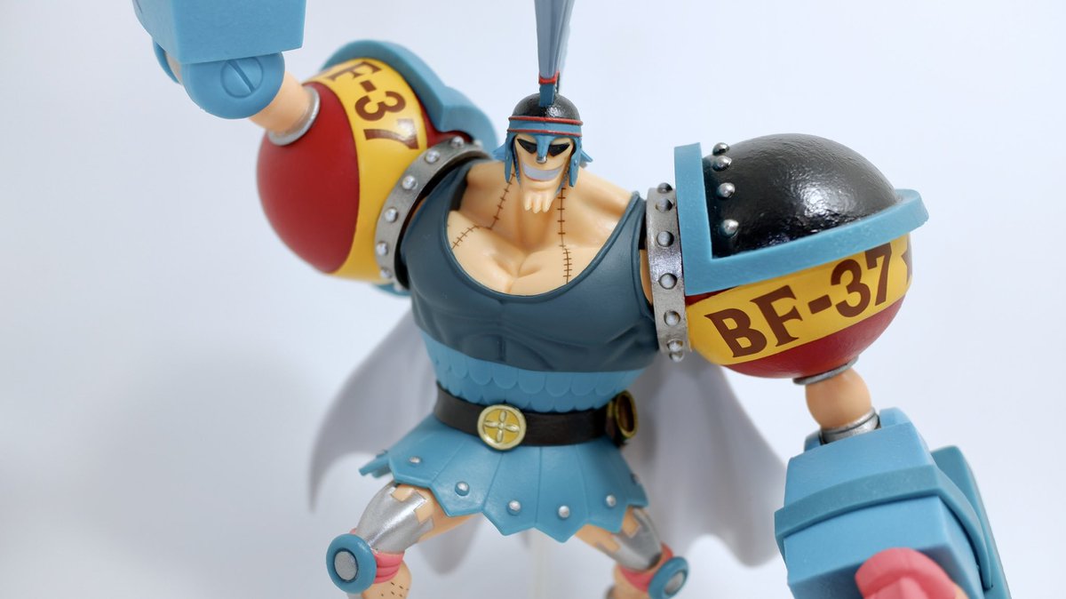 オックン Auf Twitter H賞 フランキー The Movieフィギュア開封 1番注目したのはやはり型の鉄部分の質感でしょうかね フランキー自体は出来いいので欲を言えばもう少し大きくして欲しかったかな ワンピースフィギュアを投稿しよう ワンピーススタンピード