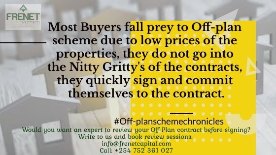 FrenetCapital's tweet image. Would you want an expert to review your Off-Plan contract before signing?
Write to us and book review sessions: 
info@frenetcapital.com
Call: +254 752 361 027
#offplanschemeChronicles #PropertyVibes