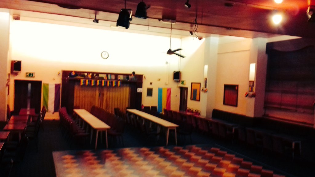 Wythenshawe Pride (@wythypride) on Twitter photo In just a few hours, this wonderful room at <a href="/greenbrowsc/">Greenbrow Social Club</a> will play host to the third #WythenshawePride!
It's getting exciting. Great acts and fab stalls.
<a href="/intouchwyth/">Your Local Voice newspaper</a> #LGBT #LGBTPRIDE #LGBTQ #LGBTManchester #LocalPride In just a few hours, this wonderful room at <a href="/greenbrowsc/">Greenbrow Social Club</a> will play host to the third #WythenshawePride!
It's getting exciting. Great acts and fab stalls.
<a href="/intouchwyth/">Your Local Voice newspaper</a> #LGBT #LGBTPRIDE #LGBTQ #LGBTManchester #LocalPride