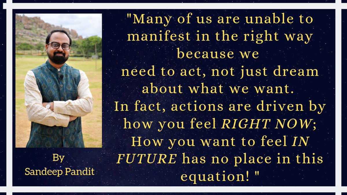 therealsandiip's tweet image. Actions are important and for that, you need to be in the right frame of mind! 
#actions #rightaction #manifest #manifestation #goals #soulinharmonyin #lawofattraction