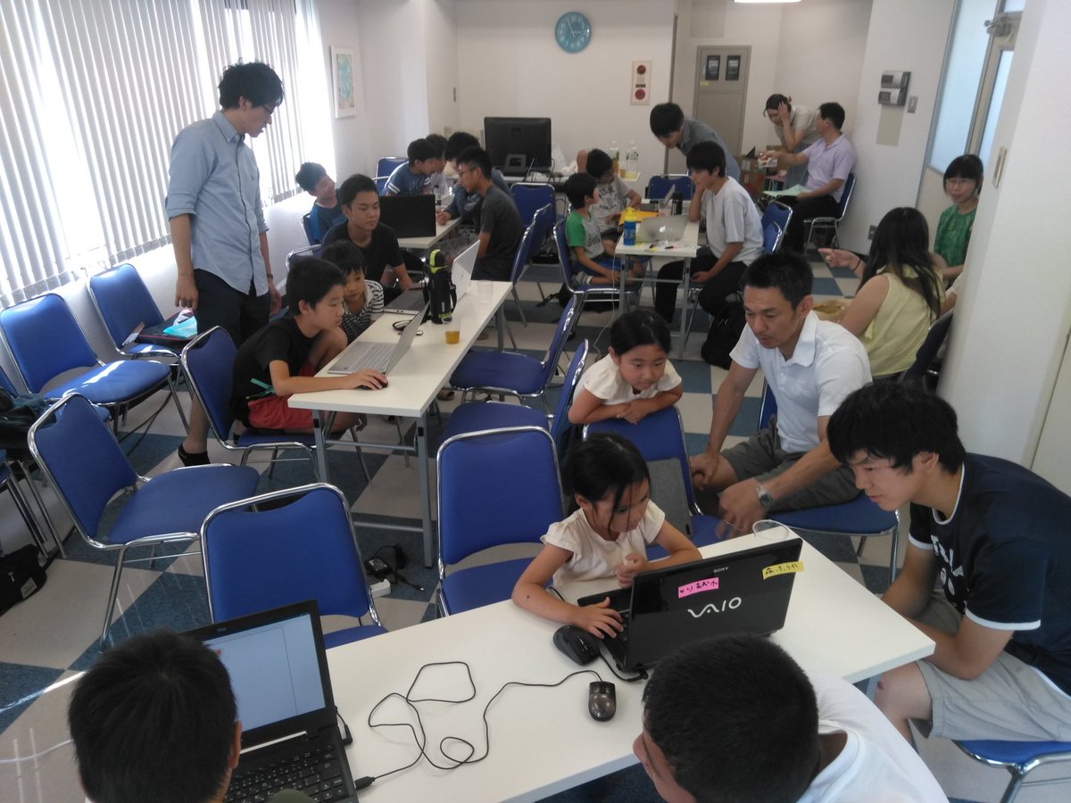 CoderDojoMitaka's tweet image. 8/17(土)第11回コーダー道場三鷹開催しました(^^)
とても暑い日でしたがたくさんの皆さんにご参加いただきました😍
お疲れさまでした!
次回は8/31土の予定です(^^)