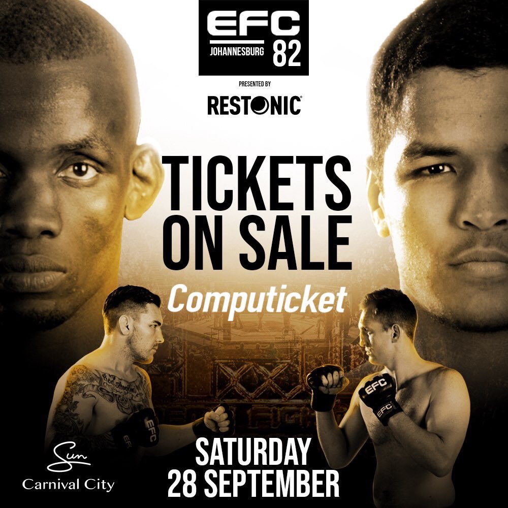 SHOWDOWN AT NOON! #EFC82 tickets go on sale at 12:00 TODAY: efcww.com/2N9KXnt

Use code to get 30% DISCOUNT: EFCtwitter
*Offer valid until 28 August