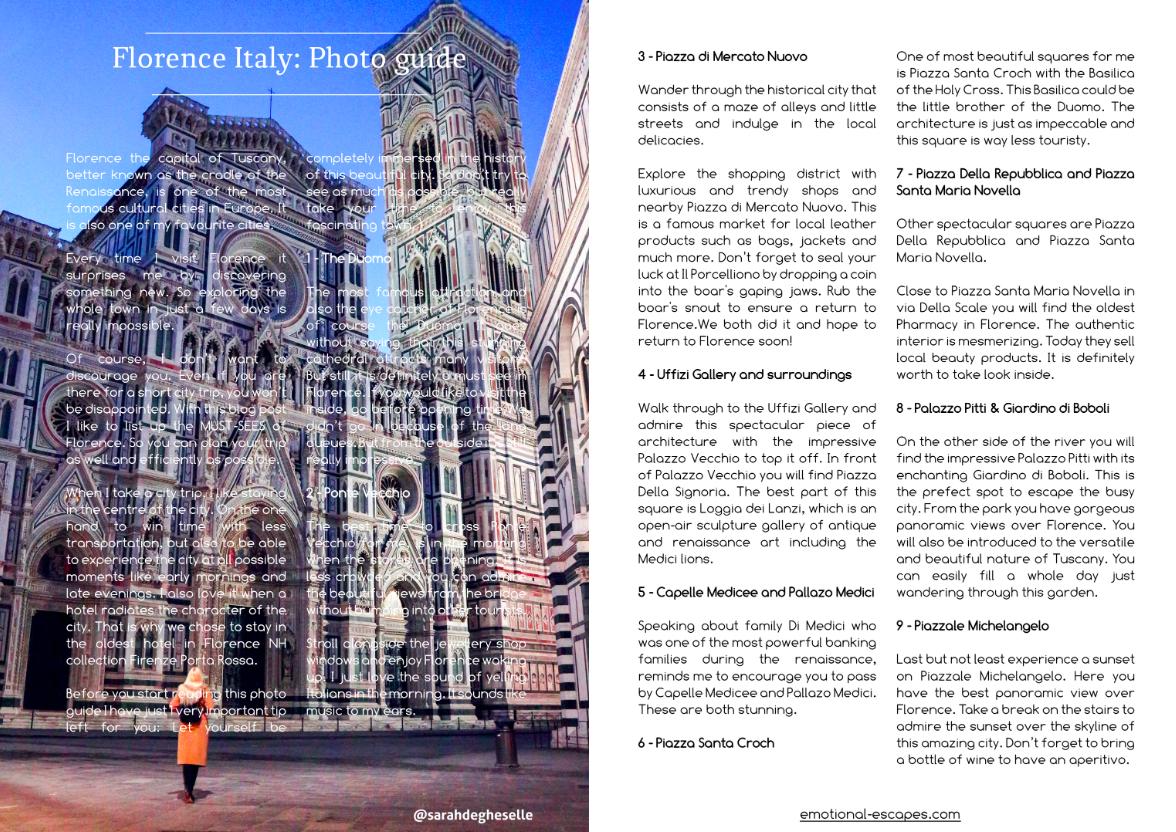 Florence Italy: Photo guide joom.ag/C8ma/p22

#luxurytravel #luxurylifestyle #luxurytraveller #luxurymagazine #travelblog #italy #weekendvibes #florence #holiday #summer #SaturdayThoughts #SaturdayMorning #SaturdayVibes #photography #photographer #Travel