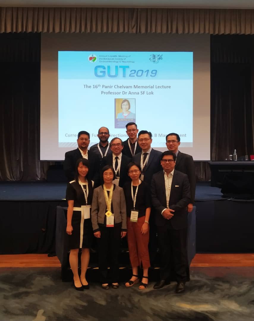 drsstan's tweet photo. I am privileged and honoured to introduce Prof Anna Lok for the 16th Panir Chelvam Memorial Lecture Oration at #GUT2019 this morning. https://t.co/3vTZRECR17