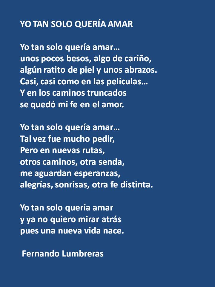 FLUMBRERASG's tweet image. YO TAN SOLO QUERÍA AMAR 
Más poemas en lasfloresdetuvida.com/blog/ #libros #LibroDelFinDeSemana #editorialdemoda #Editors #editorial #Editing #poema #poesia #UnPoemaAlDia #UnDíaComoHoy #queleer #Hoy