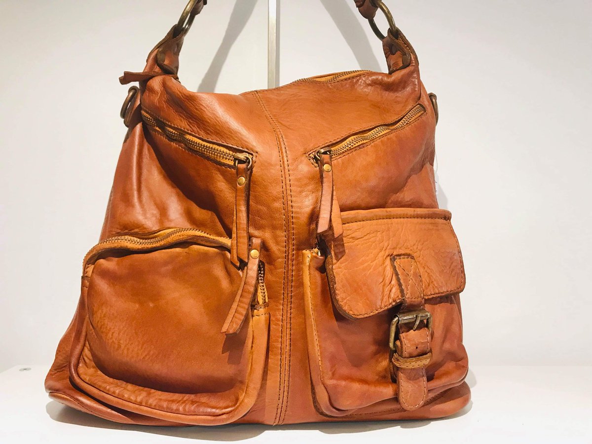 Sac cuir italien  modèle Rock existe aussi en noir!...coco-m.fr #saccuir #madeitalie #vintage