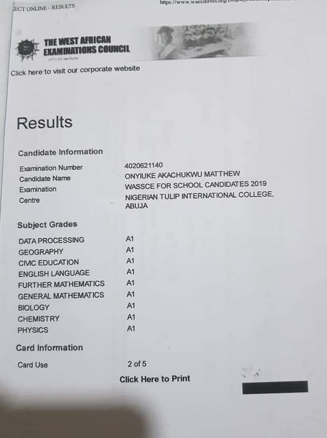 ChynedOfficial's tweet photo. Onyiuke Akachukwu Matthew is a genius and should be encouraged &amp; honoured not discouraged.
Please can someone tell .@JAMBHQ to do the needful here by saving us some national embarrassment by releasing his results. See his records
.@segalink .@matthewamad .@realFFK .@Twitter https://t.co/Kkvm0zCGVM