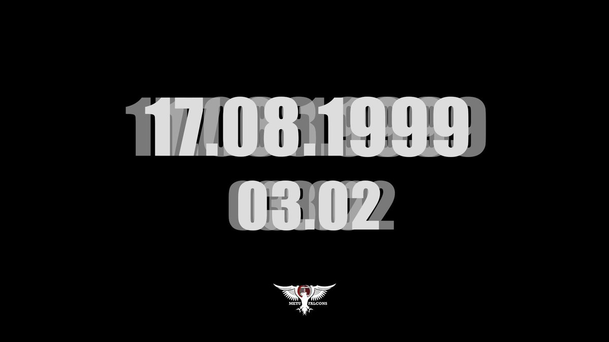 Büyük Marmara Depremi'nde hayatını kaybedenleri saygıyla anıyoruz... #17Ağustos1999