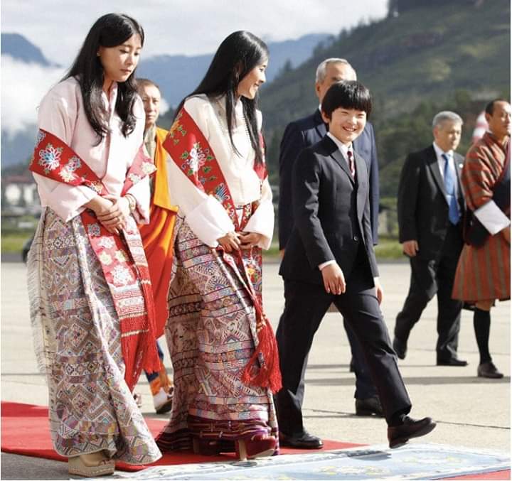 PemaAnd's tweet photo. We are happy to welcome japnese price to Bhutan. https://t.co/204n6Fvtx4