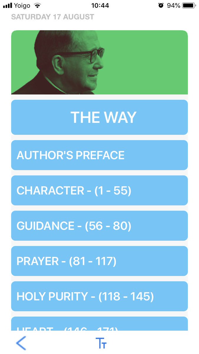 eScrivaLite's tweet photo. New version of #eScrivaLite makes the books of #JosemaríaEscrivá available: #TheWay #Furrow #TheForge #ChristisPassingBy #FriendsofGod #Conversations and #HolyRosary by chapters and points. It’s free and easy to use! https://t.co/mQV917Q4mD
