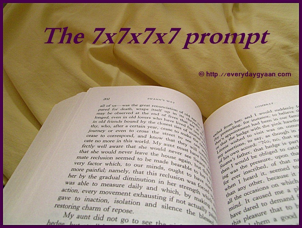 FridayReflect's tweet photo. 7x7x7x7 Writing Prompt https://t.co/hTIc4ywlJ7 https://t.co/fR3AzhRokP