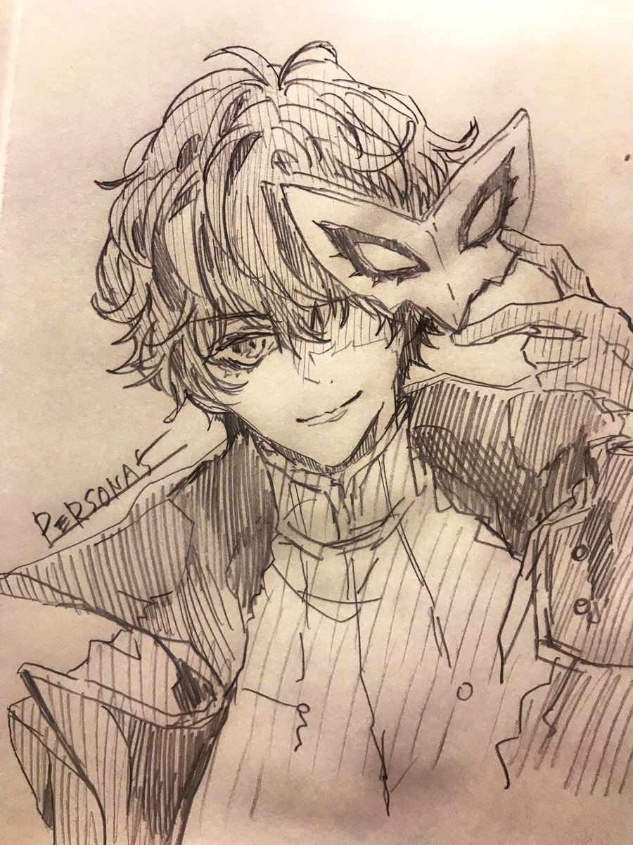 #リプきたキャラの顔だけ描く
らすと!

このおふたりは未履修なのでイメージ違ったらすみません〜!!!
アナログも楽しかった!
またやったら声かけて?? 