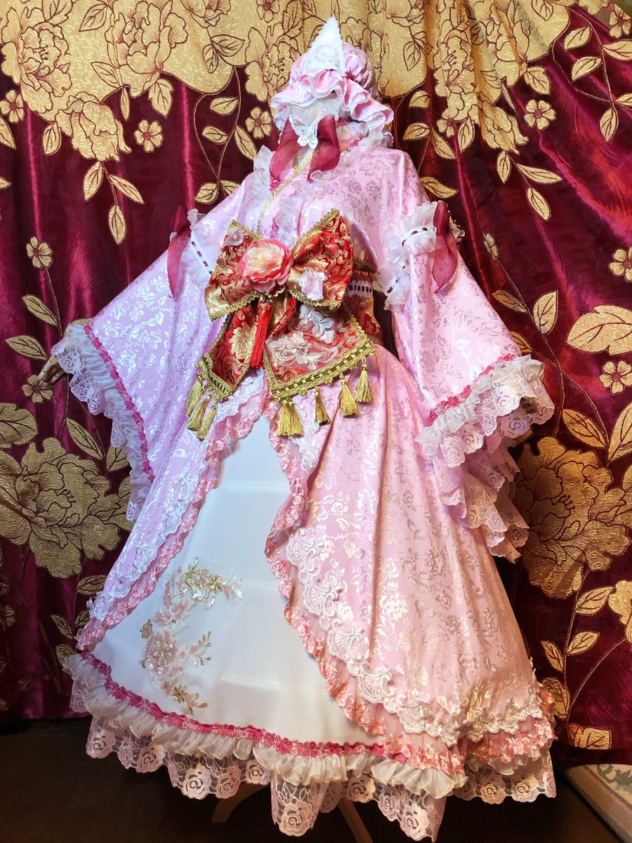 東方Project 西行寺幽々子 アレンジ衣装完成致しました。 ご依頼主様の