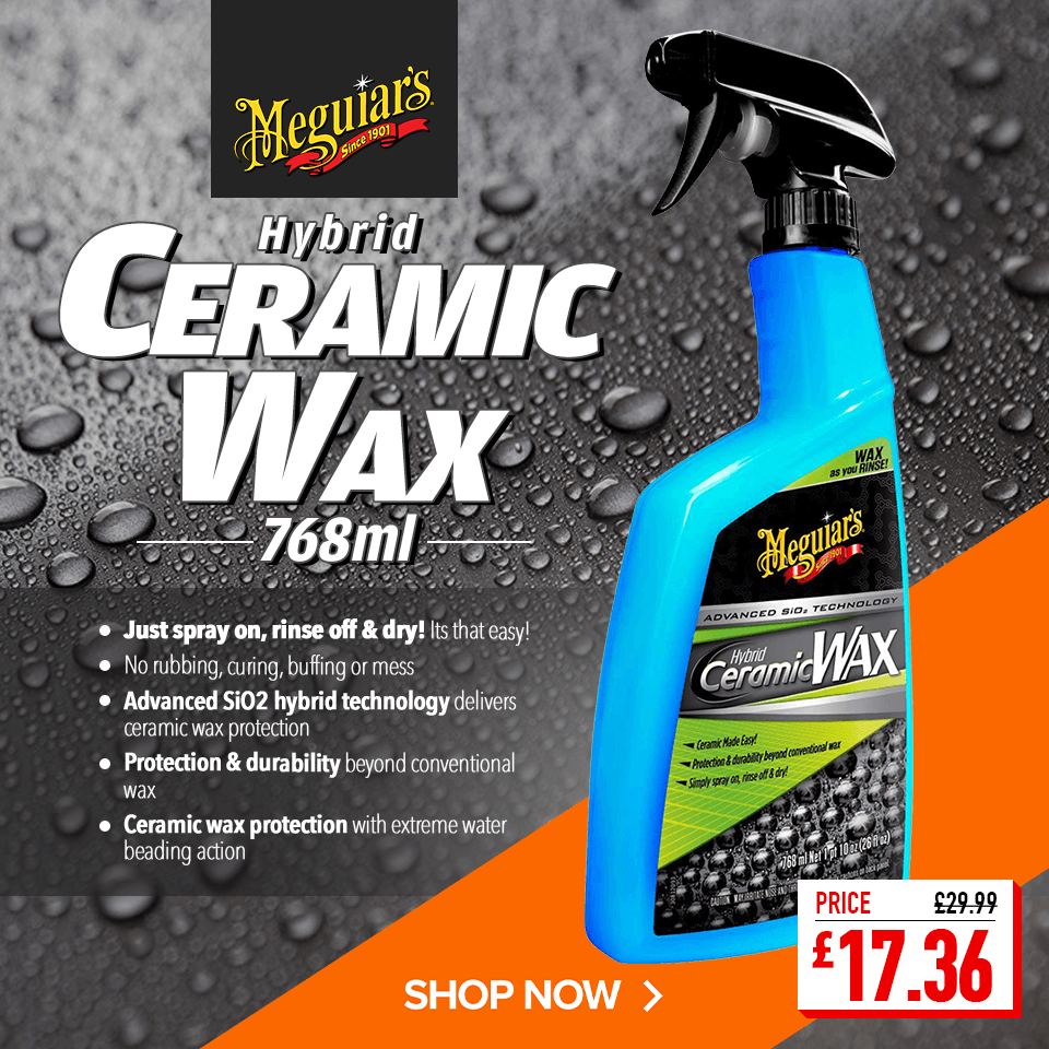 CarParts4LessUK's tweet image. Meguiars Hybrid Ceramic Wax 768ml

Shop Now: ow.ly/FivY50vztNx

✅ Free Delivery
#HybridCermaicWax #Meguiars #CarParts4Less

T &amp;amp; C Apply