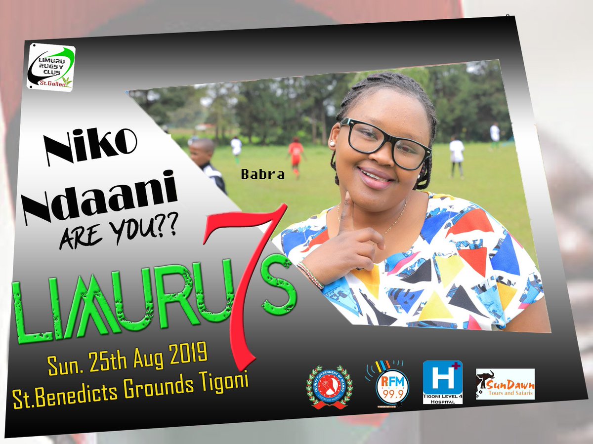 LimuruR's tweet image. #limuru7s

#NikoNdaani