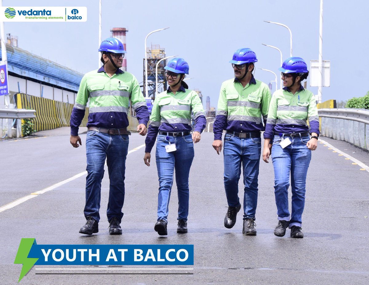 Balco_India's tweet photo. India’s best employer, Balco has energetic youth and an ocean of opportunities. We put our best foot forward and walk with the same pace. #LifeAtBalco https://t.co/qkmcJZ9D8s