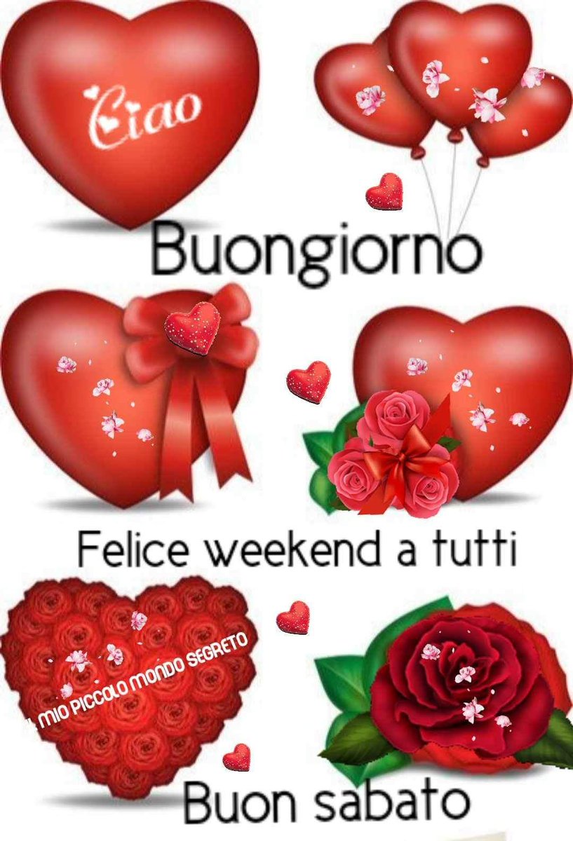 Buon Sabato Il Mio Piccolo Mondo Segreto