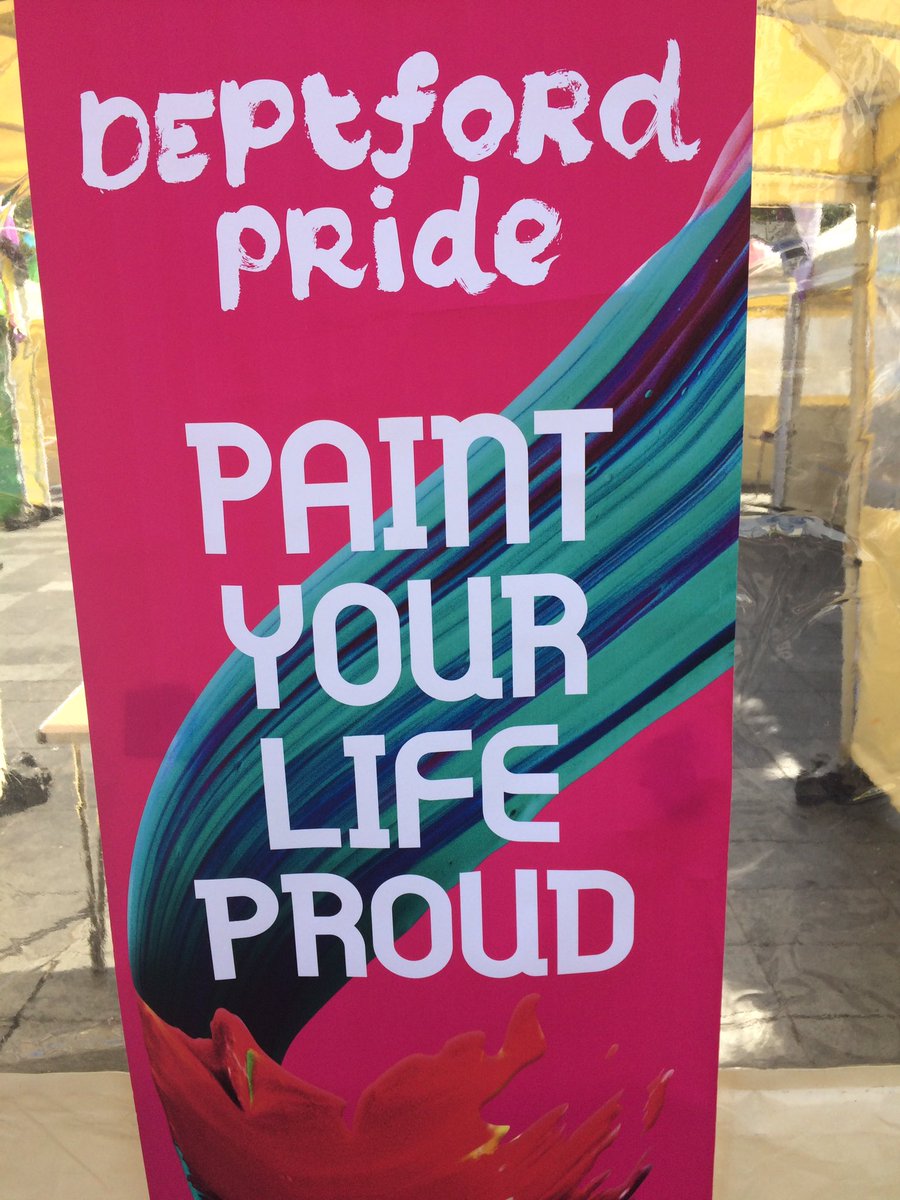 Deptford pride in giffin square se8 today#lewishammarkets