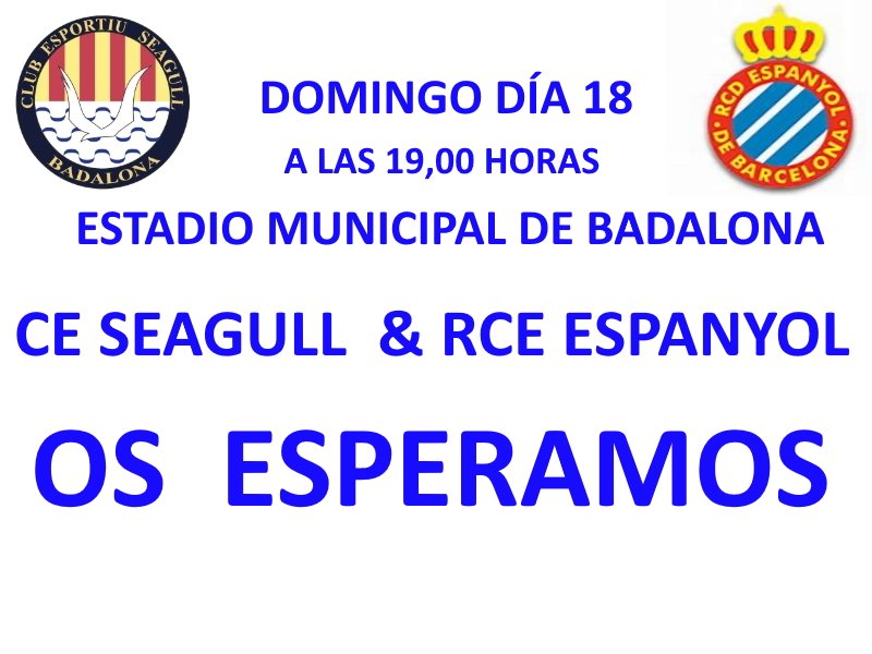 ceseagullbdn's tweet photo. EL PARTIDAS DEL DIUMENGE https://t.co/4VML1r9VEh