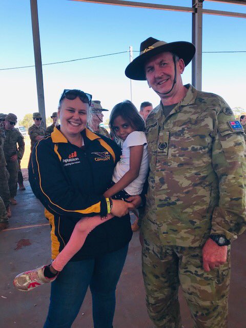 Outstanding opportunity to spend the day with our soldiers at Jingalong working in the community as part of AACAP. Thank you to BHP for hosting us also. #ArmyInMotion #GoodSoldiering #ArmyInTheCommunity
