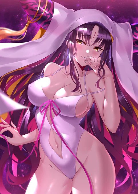 殺生院キアラ #Fate/GrandOrder #FGO #魅惑の谷間 #女体美 #極上の乳 #随喜自在第三外法快楽天 #殺生院キアラ https://t.co/8FRR3wVvUm 