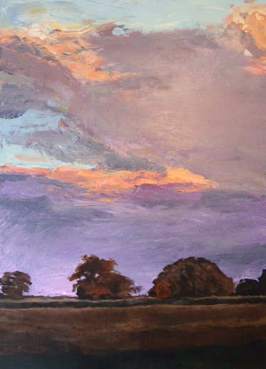'Tea Gren Dusk' by Andrew Naish <a href="/lutonartist/">Andrew Naish</a> another one of Andrew's brilliantly observed acrylic paintings - showing noe <a href="/Eagle_Gallery/">The Eagle Gallery</a> #acrylic #Acrylicart #acrytlicartist #acrylicpainting