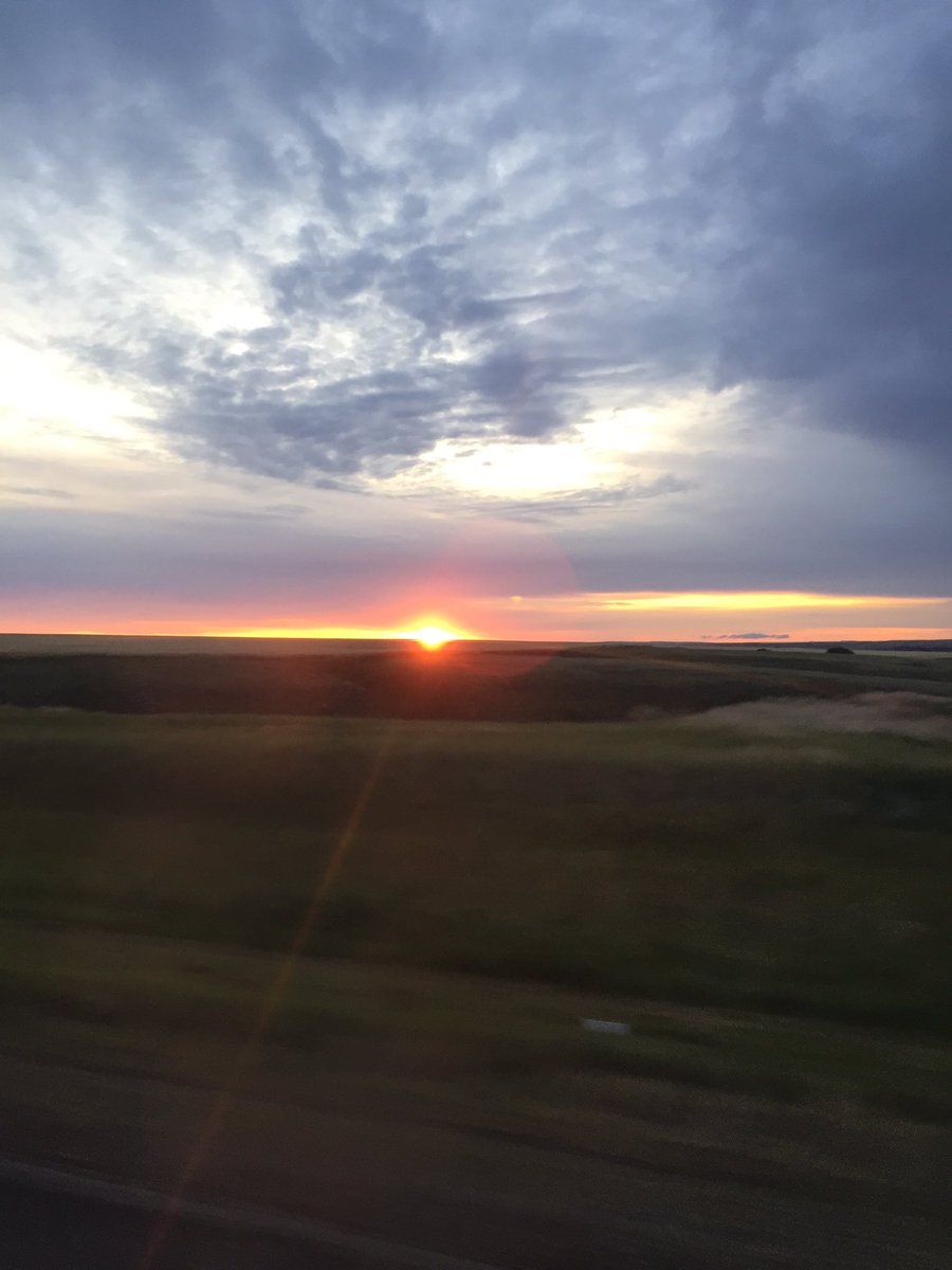 Beautiful start to the day! Heading to Sask Landing for triathlon Relay 2x <a href="/2019WCSG/">2019 WCSG</a>. Come on out to cheer on the athletes. #getinthegame
