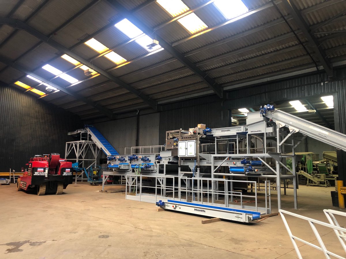 BenjaminMordue's tweet photo. Progress been made on the installation of our new optical grader #Haith https://t.co/t9borU0gh1