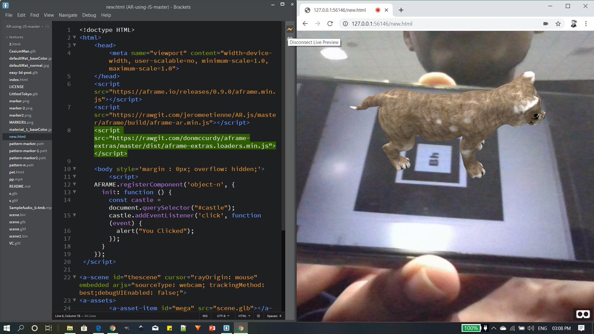 #CommunityChallenge

AR using JS
excellent trick
Developer Circles from facebook ...Yay!!!!

<a href="/bharatagsrwal/">Bharat Agarwal</a>
 
<a href="/raghavjha987/">raghav</a>

<a href="/cammykamal/">Kamal Vaid</a>

<a href="/HaxonicOfficial/">Bhaskar Kumar</a>
 
<a href="/i_ayush_sharma/">Ayush Sharma</a>

<a href="/hifiveyatin/">Yatin</a>

#BuildDay #CommunityChallenge #fbdevcchd #BuildDayCHD #BuildDayatJalandhar