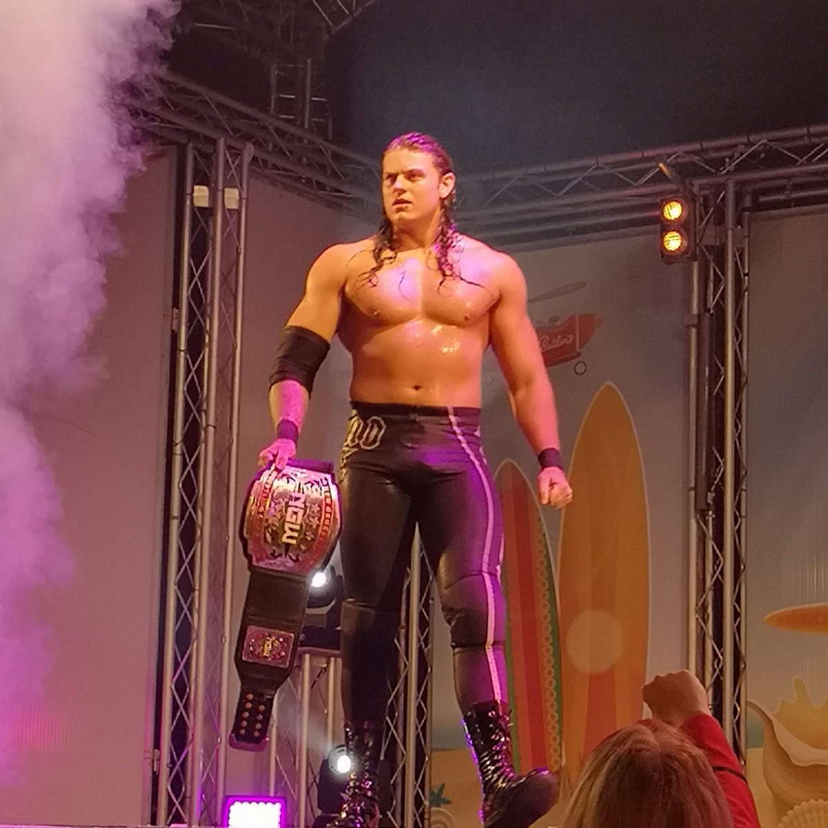 NikkiCenaUK's tweet photo. I swear to Lucifer if Spencer doesn't stop saying "My time" in homage to his hero @StandOut_Steel I am putting him up for adoption and Lucas is gonna have a mamma shaped problem when I come looking to kick his ass pmsl.. .#KidObsessed #MammaOnTheEdge @NGWrestlingUK #NGWUK https://t.co/QnCcNJQOXo
