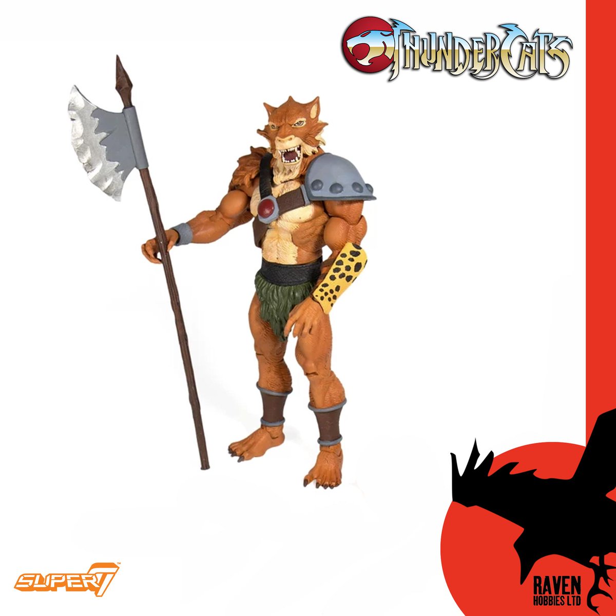 RavenHobbies's tweet photo. @super7store has produced some amazing #Thundercats action figures. 
For prices, sizes &amp; due dates please contact us by email shaun.casson@ravenhobbies.com or visit us in store at @TrinityMarket1 in #Hull. Pre-Order now with no Payment required until the product arrives in stock. https://t.co/bJaGWoJiJF